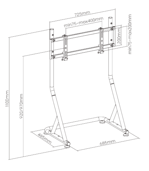 Freestanding Monitor Stand